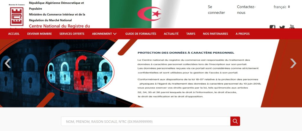 Réserver sa dénomination sociale en ligne CNRC Algérie depuis l'étranger - Créer une entreprise en Algérie depuis l'étranger